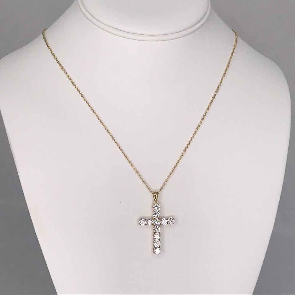 J. Francis Cross Pendant with Chain
